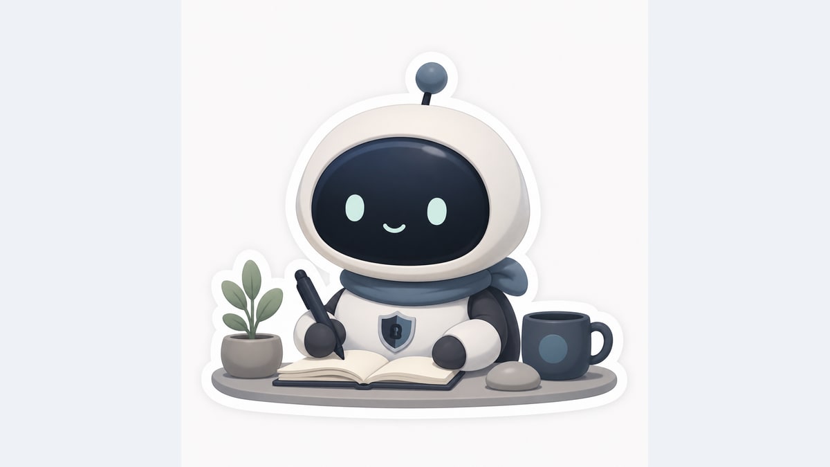 Merkmascotte — Voorbeeldresultaat