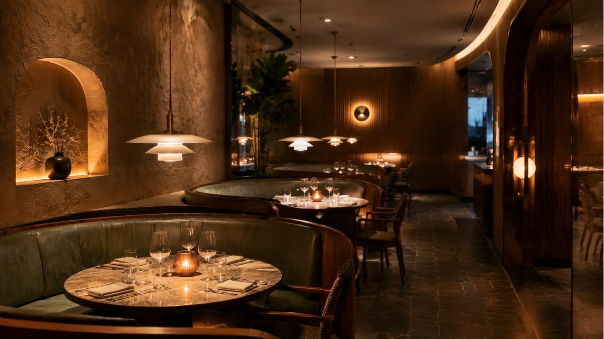 Concept voor een restaurantzitje — Voorbeeldresultaat