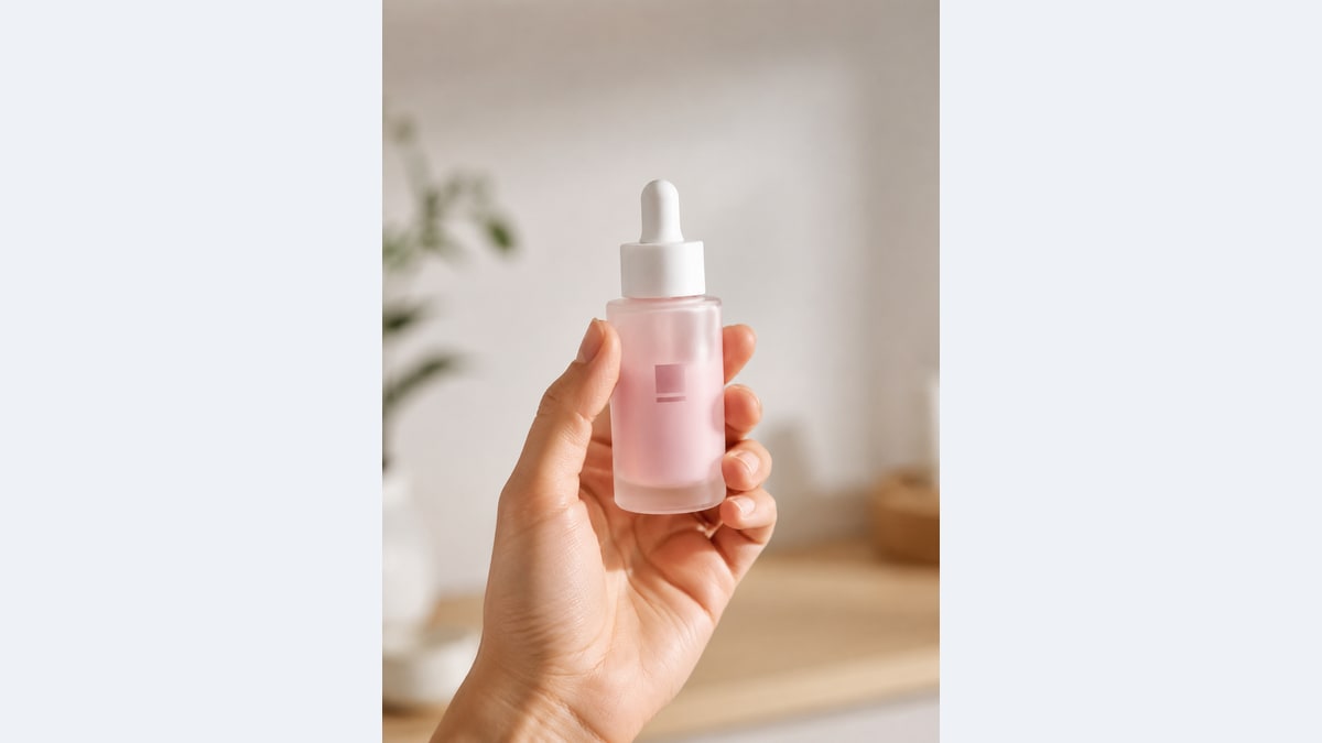 Product in de hand als maatindicatie — Voorbeeldresultaat
