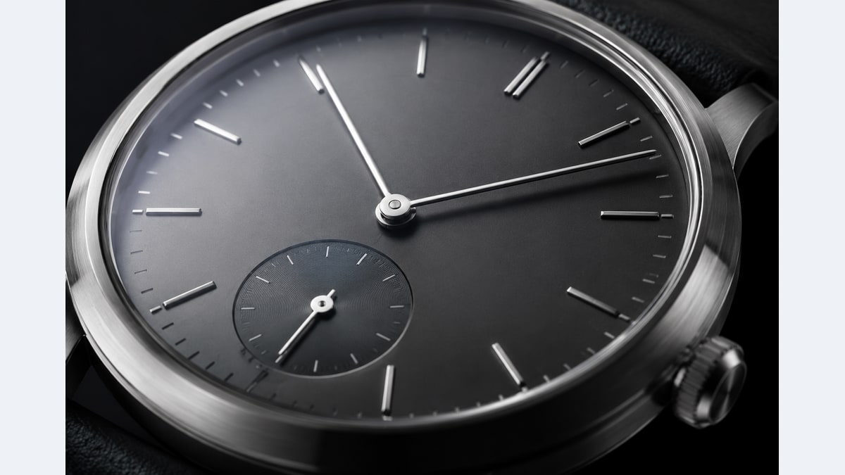 Macrodetail van een horloge — Voorbeeldresultaat