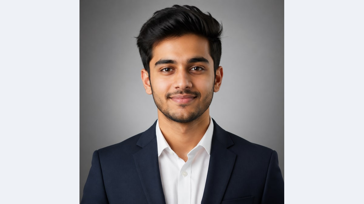 Professionele profielfoto — Voorbeeldresultaat
