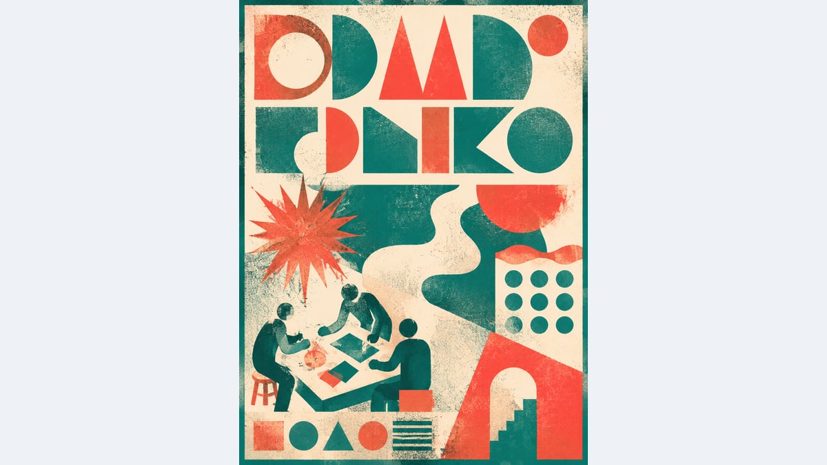 Risograafposter voor een evenement — Voorbeeldresultaat